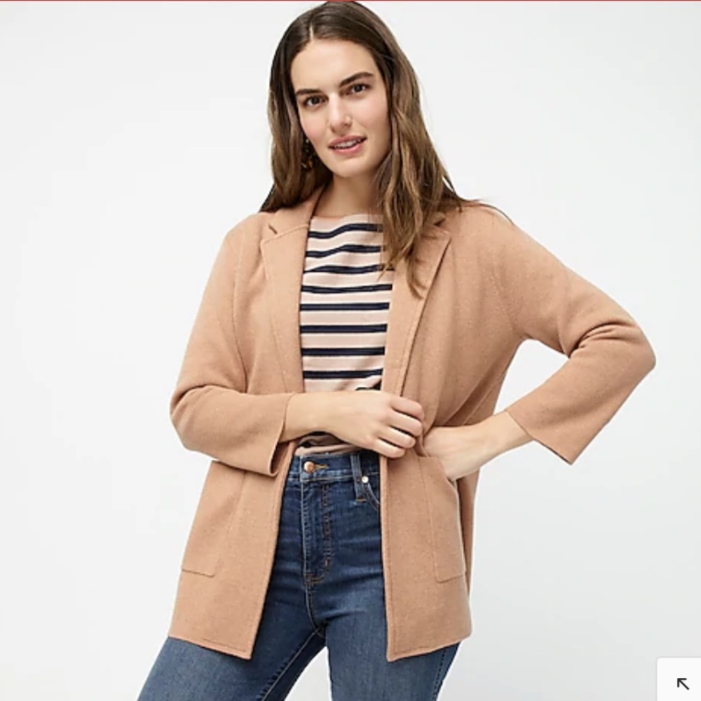 J Crew Sweater Blazer